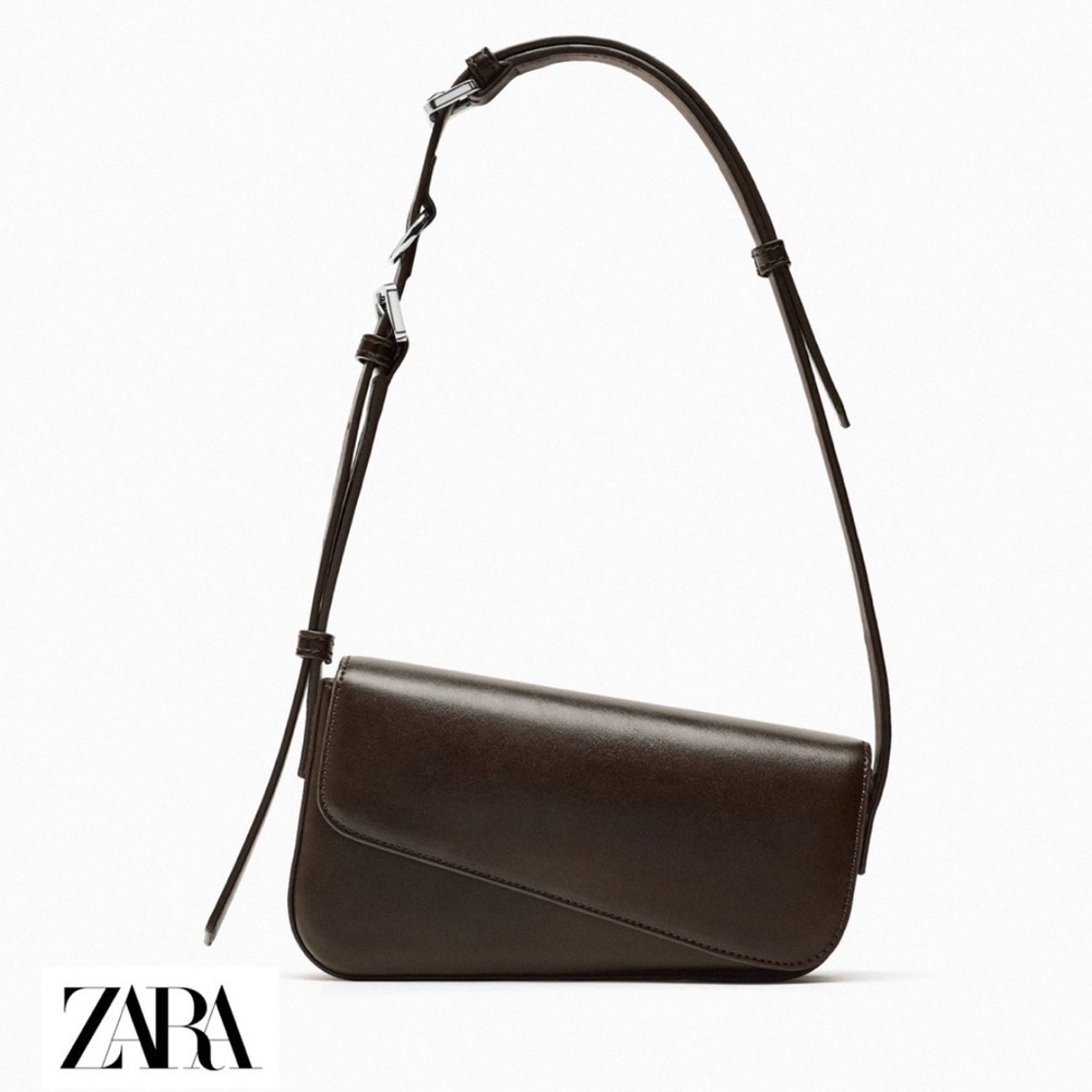 Zara Dark Brown Shoulder Bag